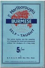 Burmese Self Taught in Burmese and Roman Characters. Thimm’s System.
