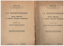 La Dialectologie. Aperçu historique et méthods d'enquêtes Linguistiques.
Première Partie: Dialectologie Romane. Seconde partie: Dialectologie Non Romaine.  On Dialectology in Romance and Non-Romance languages. [Text in French].