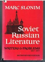 Soviet Russian Literature. Writers and Problems 1917-1977.

