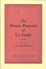 The Donatz Proensals of Uc Faidit.
