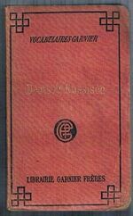 Deutsch-Russisch:
Praktisches Taschenwörterbuch der Umgangssprache mit der Aussprache sæmtlicher Wœrter und einem Verzeichnis der unregelmæssigen Haupt- und Zeitwœrter. Gearbeitet von... Garnier’sche Wörterbücher.