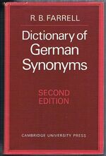 A Dictionary of German Synonyms:
Second Edition.