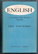 English:
A Course for Human Beings. Fourth edition.