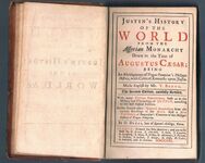 Justin's History of the World:
from the Assyrian Monarchy Down to the Time of Augustus Caesar; Being an Abridgment of Trogus Pompeius’s Philippic History, with Critical Remarks upon Justin. Made English by Mr. T. Brown. The Second Edition carefully Revised. With many Curious Emendations... Besides several other Material Annotations... by O. Dykes, late of Queen’s College, Oxon.