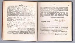 The Gentleman & Farmer's Assistant (signed);
containing first, Tables for Finding the Content of any Piece of Land, from Dimensions taken in Yards.  Second, Tables, Shewing the Width required for an Acre, in any Square Piece of Land, From One to Five Hundred Yards in Length. Third, Tables, Shewing the Number of Loads that will Manure an Acre of Land, By knowing the Distance of the Heaps. Fourth, A Table for Measuring Thatcher’s Work from 1 to 64 Feet Long, & from 1 to 25 Feet High.  The Ninth Ed Additional Image