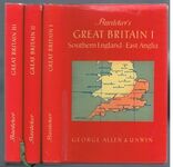 Great Britain: Volume I, Volume II, Volume III.
Vol. I: Southern England, East Anglia (1966) with 45 maps and plans. Vol. II: Central England, Wales (1968) with 48 maps and plans. Vol. III: Northern England (1970) with 51 maps and plans. All 10th edition.
