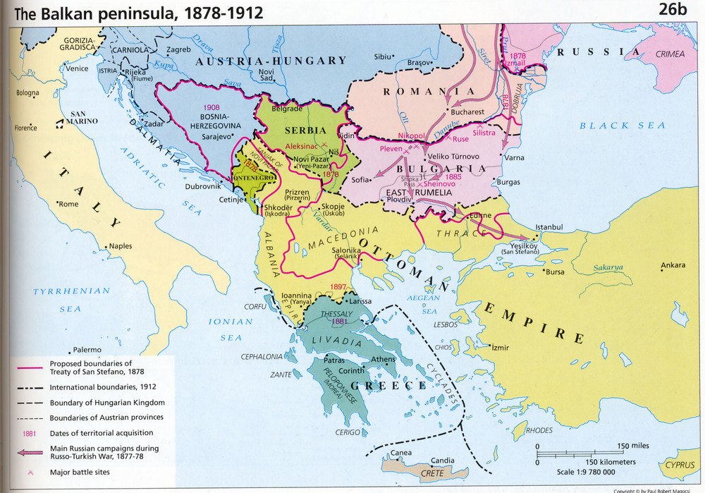The Balkan Peninsula 1914