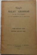 Simple Malay Grammar. For the Use of Schools.
Second Edition.