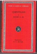 Institutiones Oratoriae Quintilian I.  Books I - III. Loeb Classical Library No. 124.
