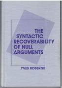 The Syntactic Recoverability of Null Arguments
