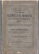 Sancti partris nostri Clementis Romani Epistolae binae de Virginitate, Syriace, quas ad fidem codicis manuscripti amstelodamensis, additis notis criticis philologicis, theologicis, et nova interpretatione latina. Accedunt fragmenta nonnulla exegetici argu
quas ad fidem codicis manuscripti amstelodamensis, additis notis criticis philologicis, theologicis, et nova interpretatione latina. Accedunt fragmenta nonnulla exegetici argu