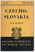 Czechoslovakia. Oxford Pamphlets on World Affairs. No. 15.
