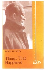 SLUTSKY, Boris (Trans. edited and intro. Gerald S. Smith)