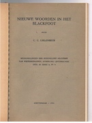 Nieuwe Woorden in het Blackfoot.
Siksika. Mededeelingen  der Koninklijke Akademie van Wetenschappen te Amsterdam Afdeeling Letterkunde.