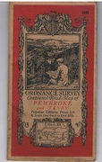 Ordnance Survey Contoured Road Map of Pembroke and Tenby. Sheet 99.
Popular Edition. 1/9. Scale One Inch to One Mile.