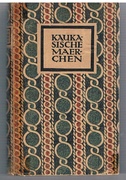 Kaukasische Märchen [Tales from the Caucasus]
Ausgewählt und übersetzt von A. Dirr. Die Märchen die Weltliteratur.  Herausgegeben von Friedrich von der Leyen und Paul Zaunert.