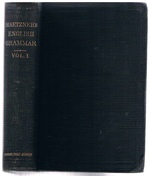 An English Grammar (Volume I.) Methodical, Analytical, and Historical with a treatise on the orthography, prosody, inflections and syntax of the English tongue;
with numerous authorities cited in order of historical development.  Translated from the German, with the sanction of the author.  In three volumes.