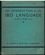 An Introduction to the Ibo Language [Igbo].
