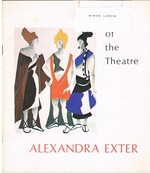 Artist of the Theatre: Alexandra Exter [Association copy Simon Lissim].
Four Essays, with an Illustrated Check List of Scenic and Costume Designs Exhibited at the Vincent Astor Gallery, the New York Public Library at Lincoln Center (Spring - Summer 1974).