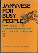 Japanese for Busy People. II.
New, unique approach to effective daily communication in Japanese.