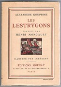 Les Lestrygons:
Traduit par Henri Mongault. Illustré par [Jean] Lébédeff. ‘Huitième’ édition to title page - ‘Septième’ édition to cover.