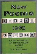 New Poems 1965.
A P.E.N. Anthology of Contemporary Poetry. [Poems by Dannie Abse, D. J. Enright, Mervyn Peake, Stevie Smith, D. M. Thomas et al.]