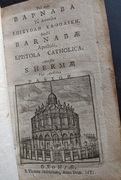 Epistola: [Tou hagiou Barnaba tou Apostolou Epistole katholike]. Τού άγιου Βαρναβα του Αποστόλου επιςτολη Καθολικη.
Sancti Barnabae Apostoli, Epistola catholica. Accessit S. Hermae viri apostolici Pastor. Oxoniae : e theatro Sheldoniano 1685