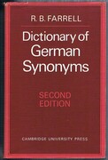 A Dictionary of German Synonyms:
Second Edition.