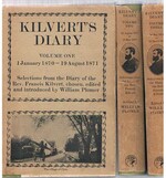 Selections from the Diary of the Re. Francis Kilvert (1870-1879 three volume set):
Volume One 1 January 1870-19 August 1871, Volume Two 23 August 1871-13 May 1874, Volume Three 14 May 1874-13 March 1879. Chosen, edited and introduced by William Plomer. Reissue.