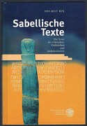 Sabellische Texte:
Die Texte des Oskischen, Umbrischen und Südpikenischen. Handbuch der italischen Dialekte / Band V.