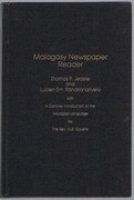 Malagasy Newspaper Reader:
A Concise Introduction to the Malagasy Language by The Rev. W. E. Cousins.