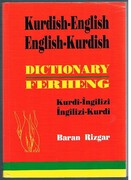 Kurdish-English, English-Kurdish Dictionary.  Kurmanci.
Ferheng.  Kurdi-Ingilizi, Ingilizi-Kurdi.